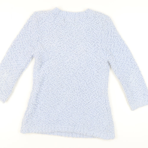 Bm Collection Women's Blue Pullover Jumper, Size S