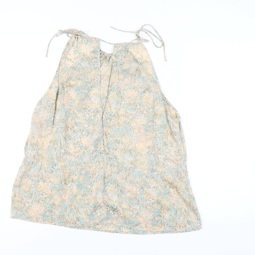 H&M Women's Multicoloured Halter Blouse UK 12