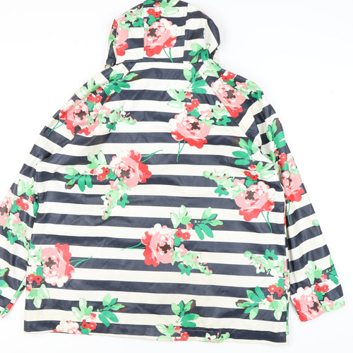 Damart Women's Multicoloured Floral Rain Jacket Size 22/24