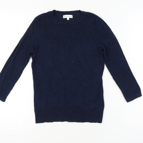 Warehouse Women's Blue Pullover Jumper, Size 8
