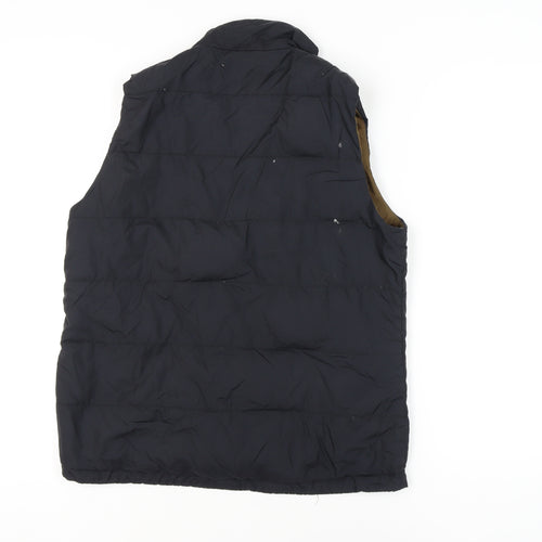 Lands' End Men's Black M Puffer Waistcoat