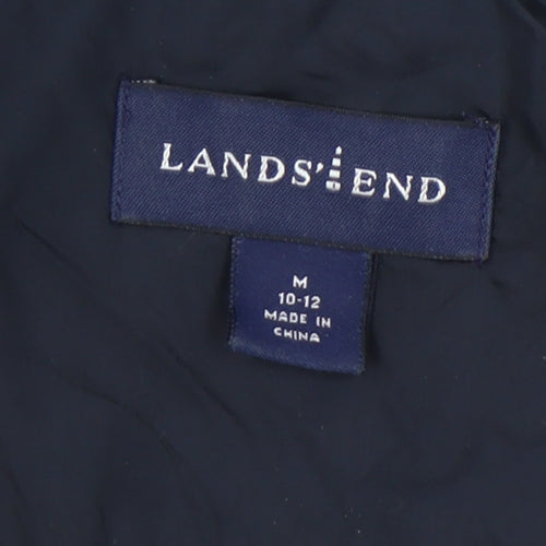Lands' End Men's Black M Puffer Waistcoat
