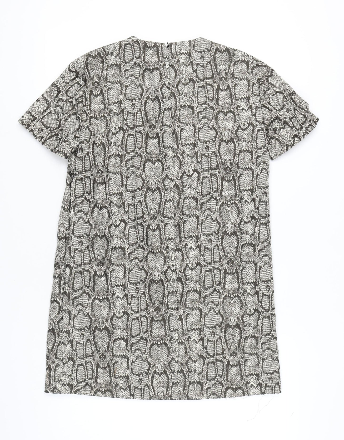 Zara Women Multicoloured Animal Print Shift Dress