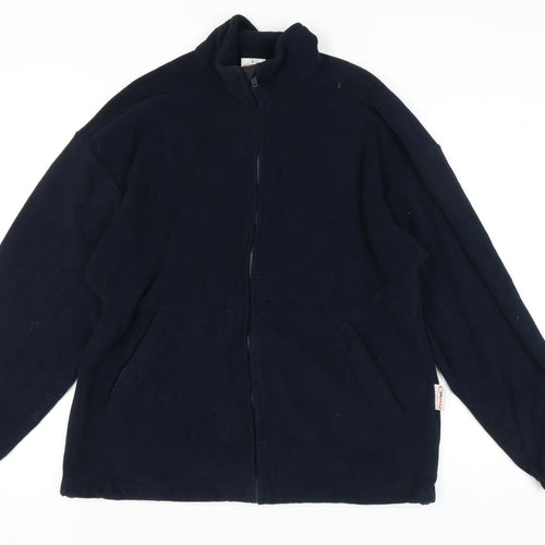 Protal Men's Blue Fleece Jacket L Full Zip