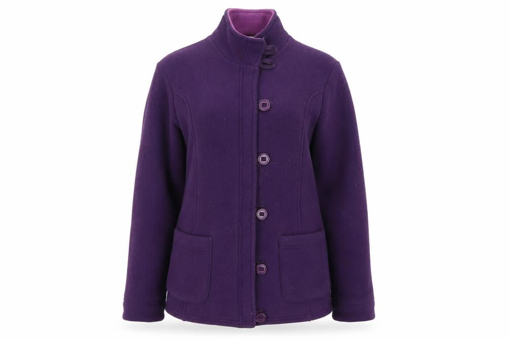 Front view of Marks & Spencer Women's Purple Jacket, size 12