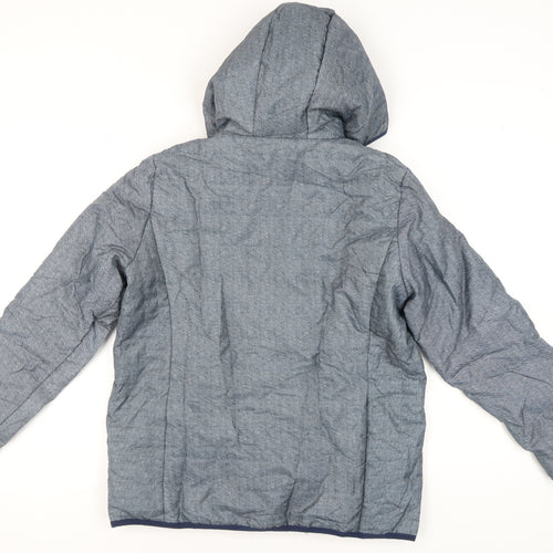 Nathalie Andersen Women's Blue Hooded Jacket, S, Casual