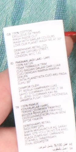 Mantaray Men's Blue 2XL Casual Button-Up Shirt