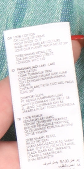 Mantaray Men's Blue 2XL Casual Button-Up Shirt