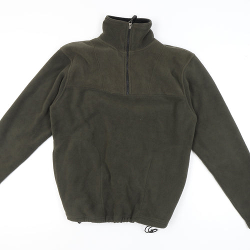 Cedarwood State Men's Green S Pullover Fleece Sweatshirt