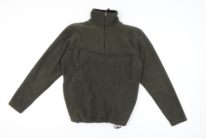 Cedarwood State Men's Green S Pullover Fleece Sweatshirt