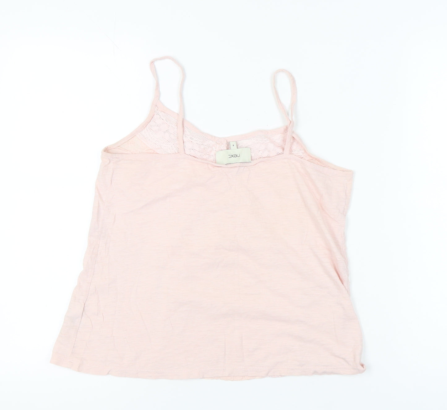 Next Women's Pink Cotton Camisole Tank Top, Size 6