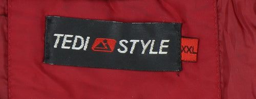Tedi Style Red Parka Jacket, Women's 2XL, Winter Essential