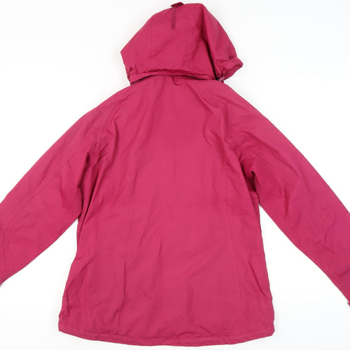 Trespass Women's Pink Rain Jacket L - Waterproof, Breathable