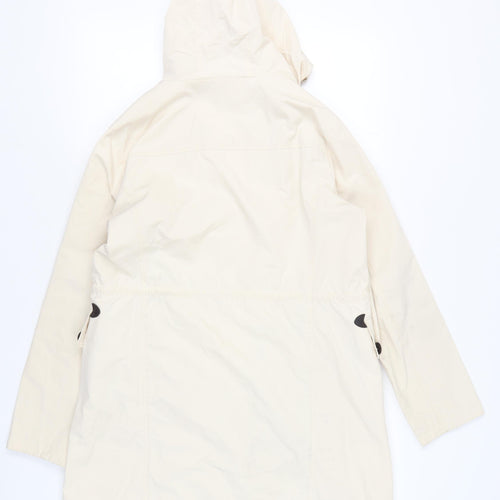 Betty Barclay Ivory Parka Coat Women Size 12