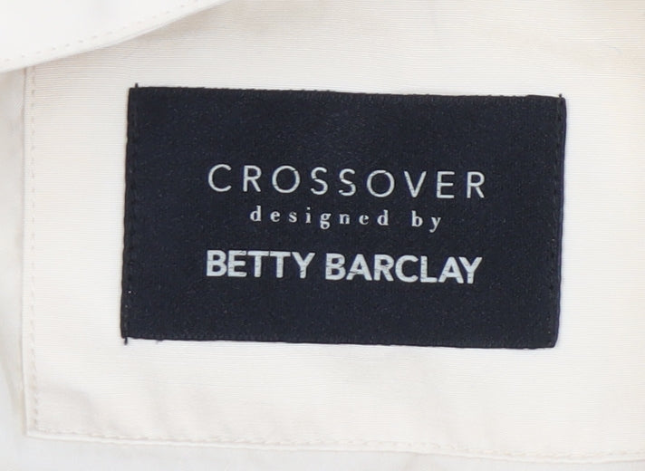 Betty Barclay Ivory Parka Coat Women Size 12