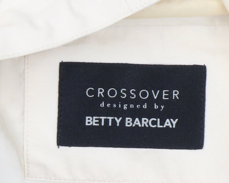 Betty Barclay Ivory Parka Coat Women Size 12