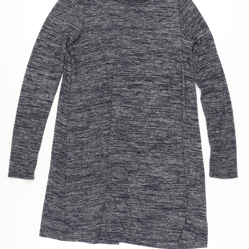 GAP Women's Grey Knit Long Sleeve Dress Size M