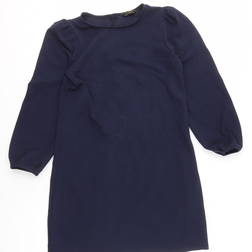 Lipsy Women’s Blue Dress, Size 12, Long Sleeve