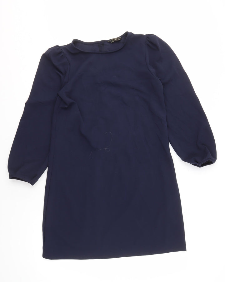 Lipsy Women’s Blue Dress, Size 12, Long Sleeve