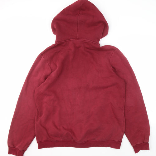 Hype Women's Red Full Zip Hoodie Size 18