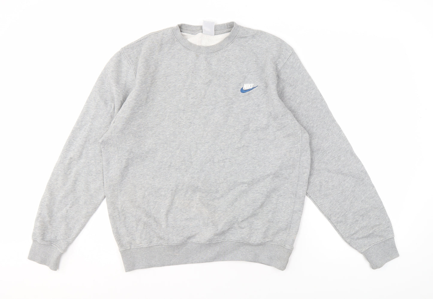Nike Men's Grey Pullover Sweatshirt Medium