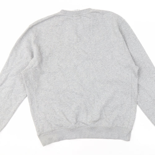 Nike Men's Grey Pullover Sweatshirt Medium
