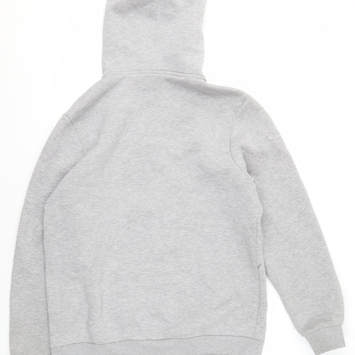 Hype Women's Grey Full Zip Hoodie Size 18