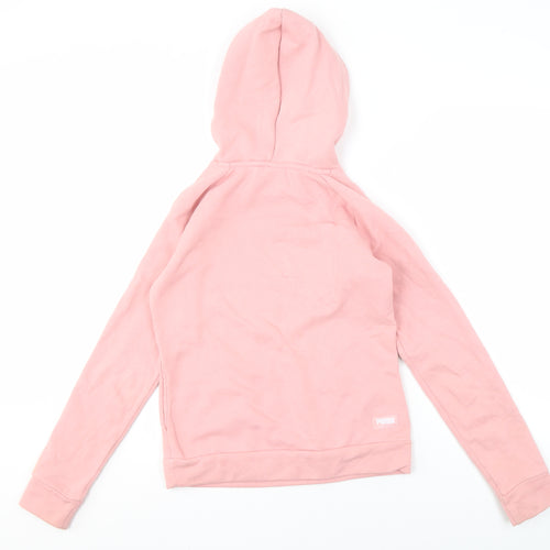 Puma Women's Pink XS Pullover Hoodie with Logo