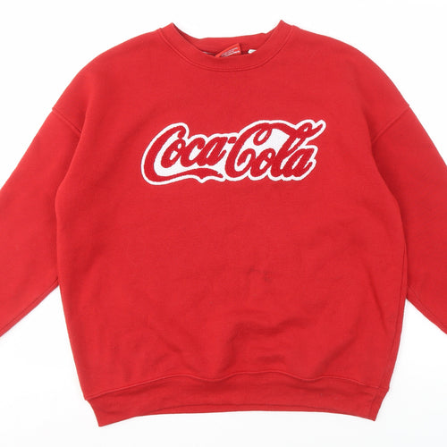 Coca-Cola Unisex Red Pullover Sweatshirt S