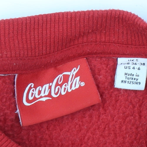 Coca-Cola Unisex Red Pullover Sweatshirt S