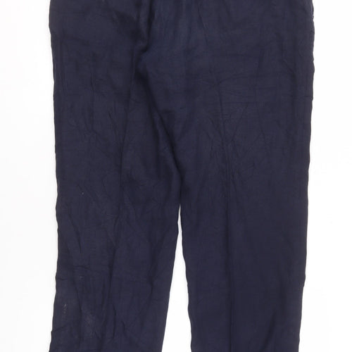 Jaeger Men's Blue Linen Trousers 36L