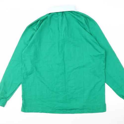 Rugby Nations Men's Green XL Polo Shirt
