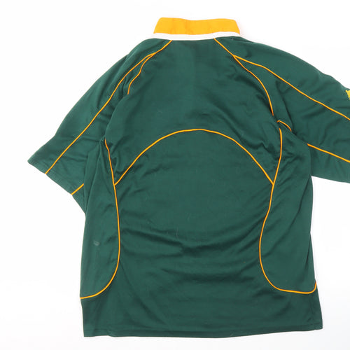 Canterbury Men's Green Rugby Polo L Jersey