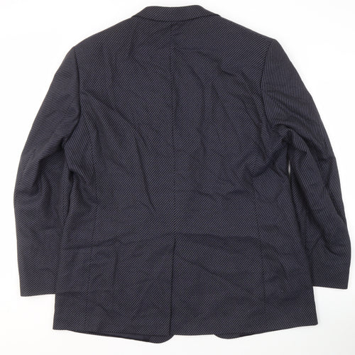 Marks and Spencer Men's Blue Wool Blazer 46 Long