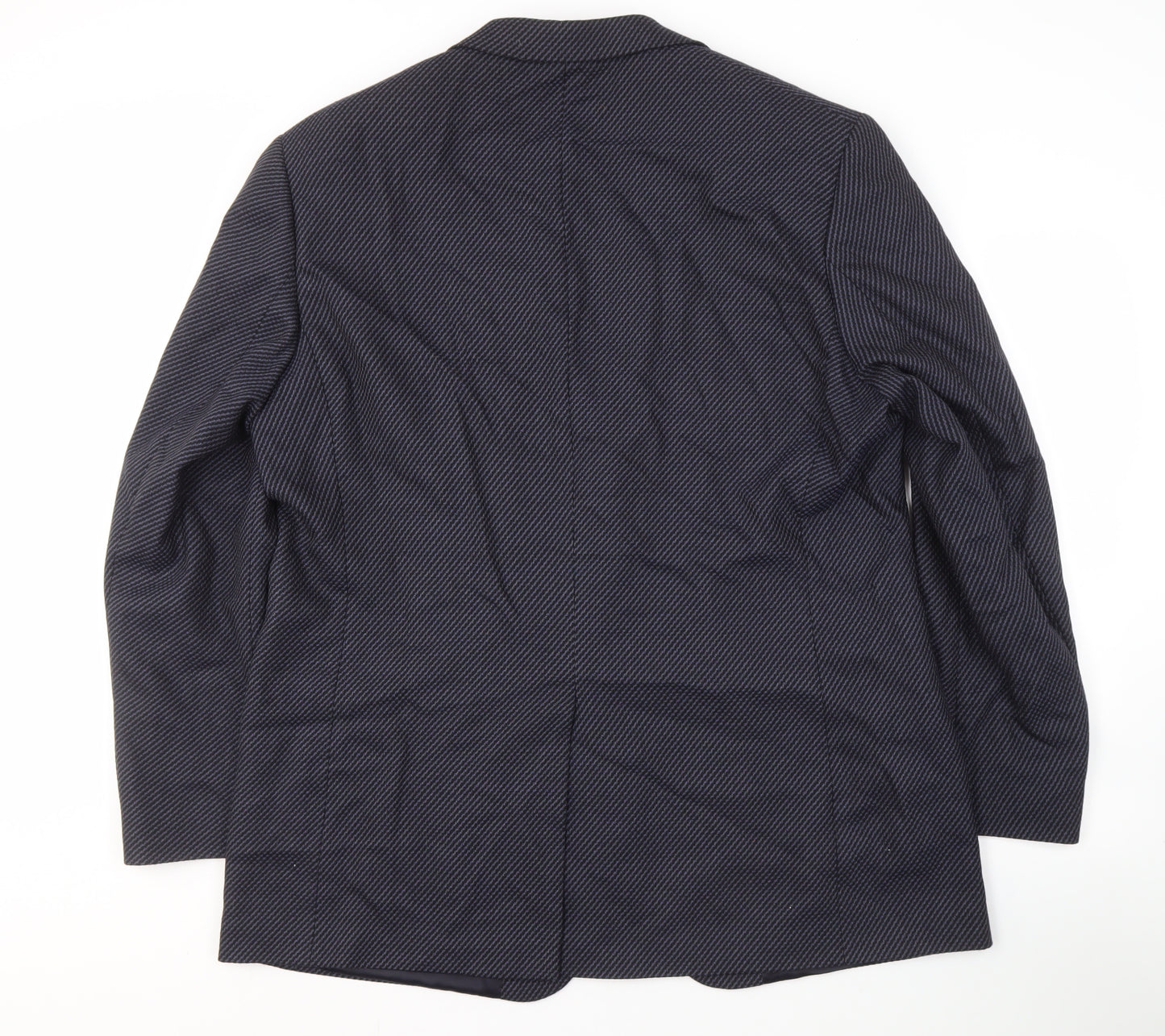 Marks and Spencer Men's Blue Wool Blazer 46 Long