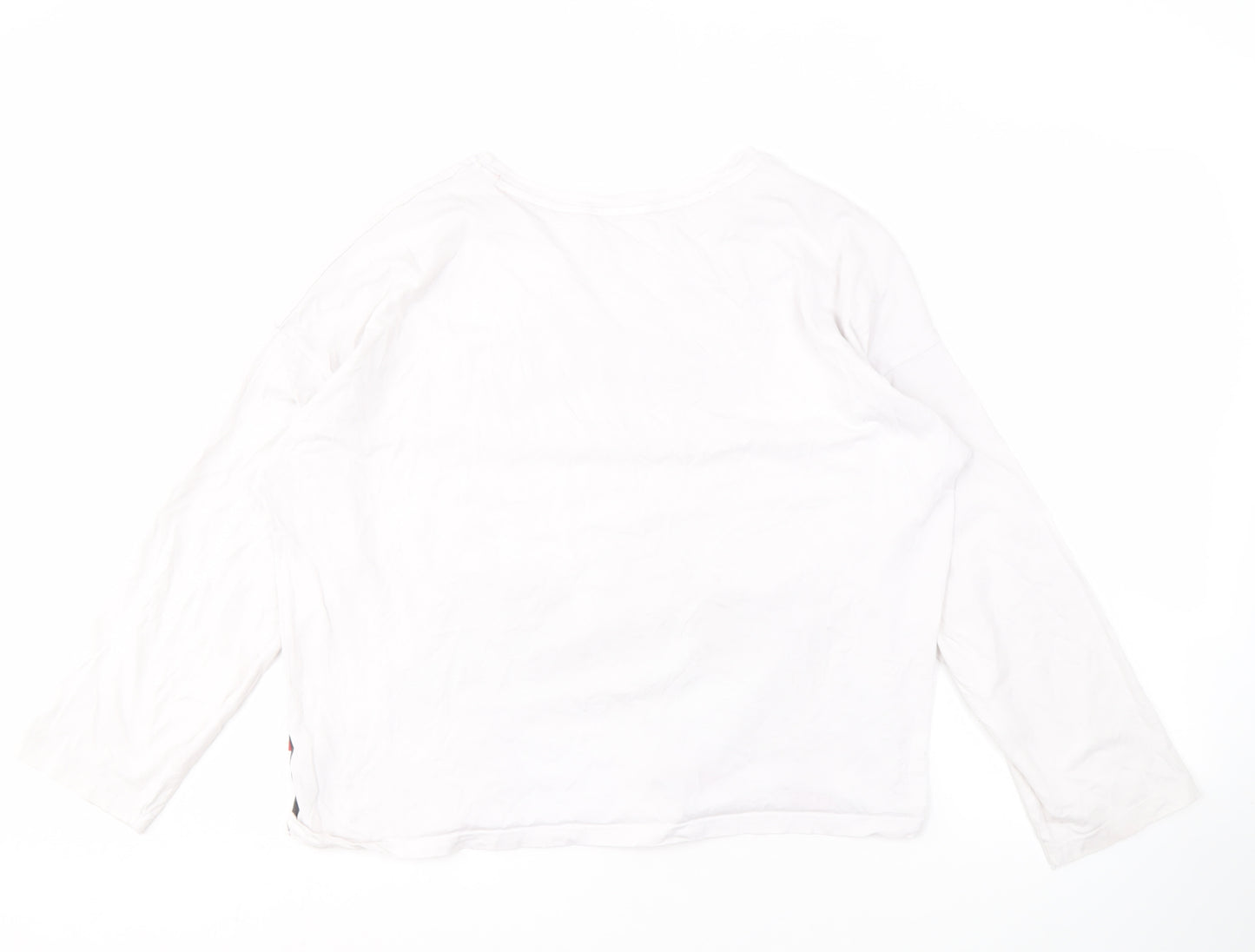 George Disney Mickey & Friends Pyjama Top, White, Size 16-18