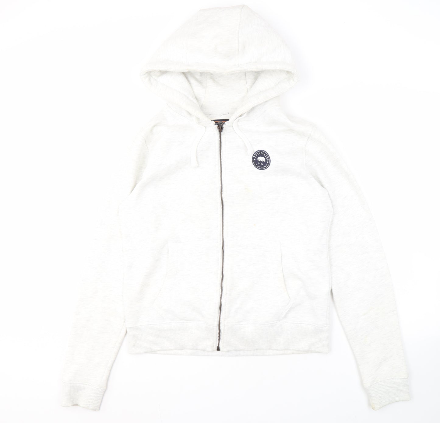 SoulCal & Co Women's White Hoodie Size 14 Full Zip
