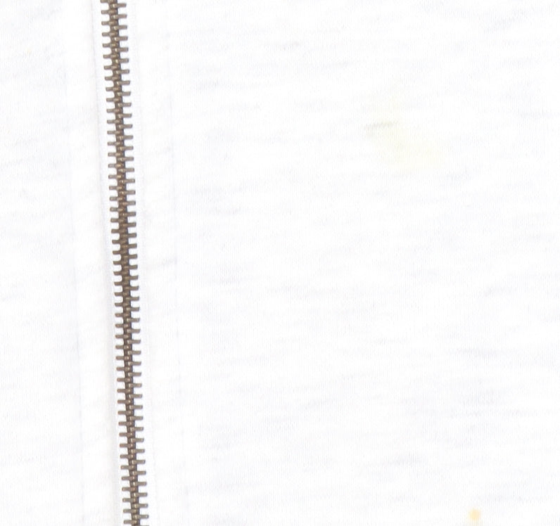 SoulCal & Co Women's White Hoodie Size 14 Full Zip