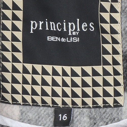 Principles by Ben de Lisi Women's Plaid Blazer Size 16