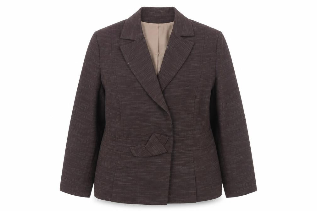 Front view of Principles Women's Brown Blazer -, size 14