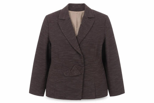Front view of Principles Women's Brown Blazer -, size 14