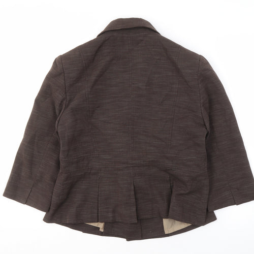 Principles Women's Brown Blazer - Size 14
