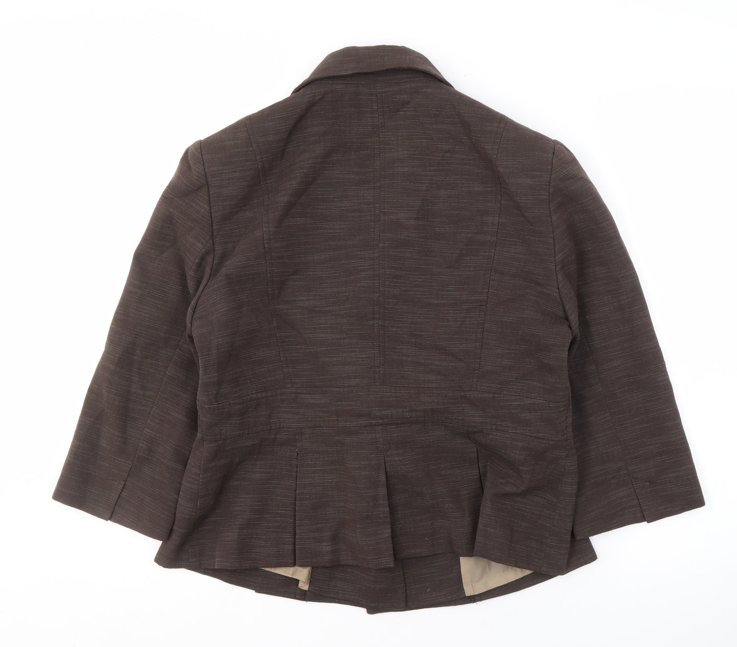 Principles Women's Brown Blazer - Size 14