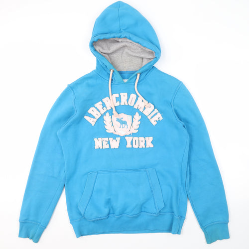 Abercrombie & Fitch Men Blue Hoodie 2XL Pullover
