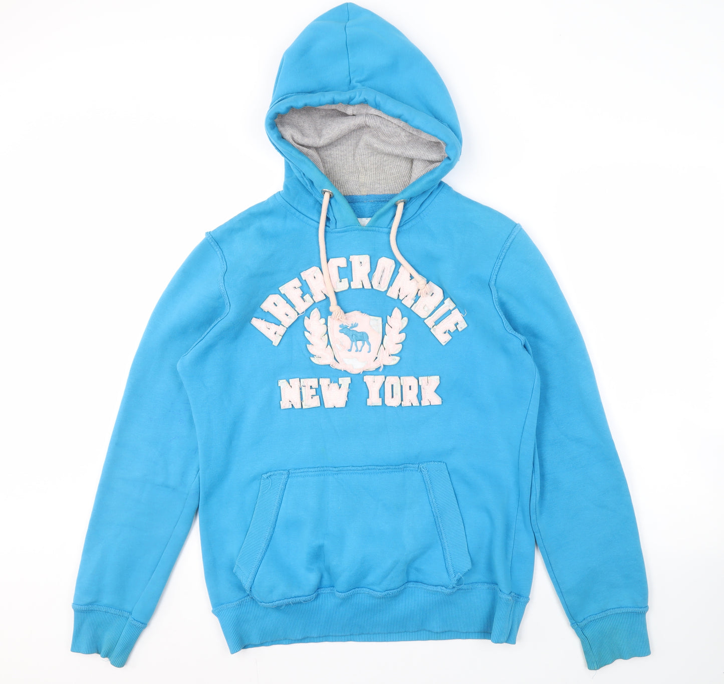 Abercrombie & Fitch Men Blue Hoodie 2XL Pullover