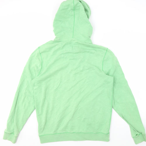 Jack Wills Men's Green L Full Zip Hoodie