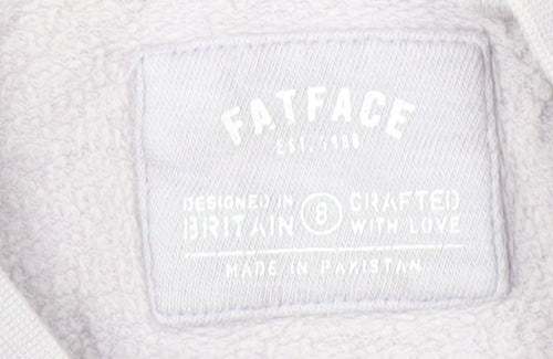 FatFace Women's Purple Ombre Sweatshirt Size 8