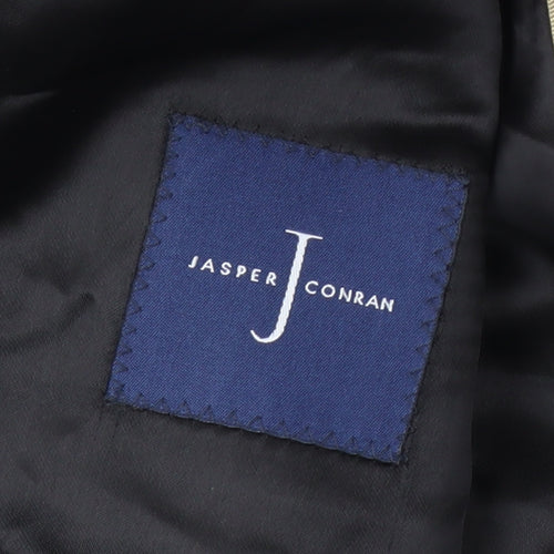 Jasper Conran Men's Black Wool Blazer, Size 42 Long