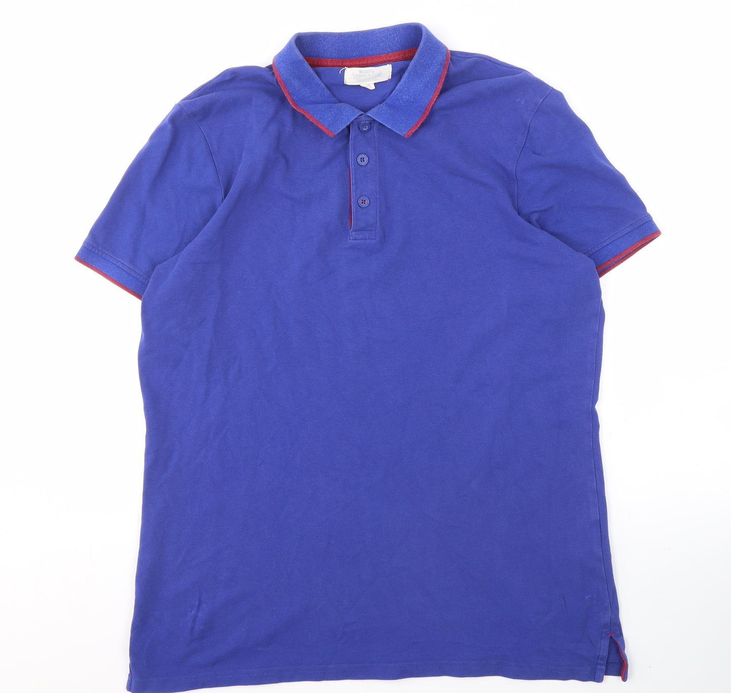 Mountain Warehouse Men's Blue Polo Shirt Large
