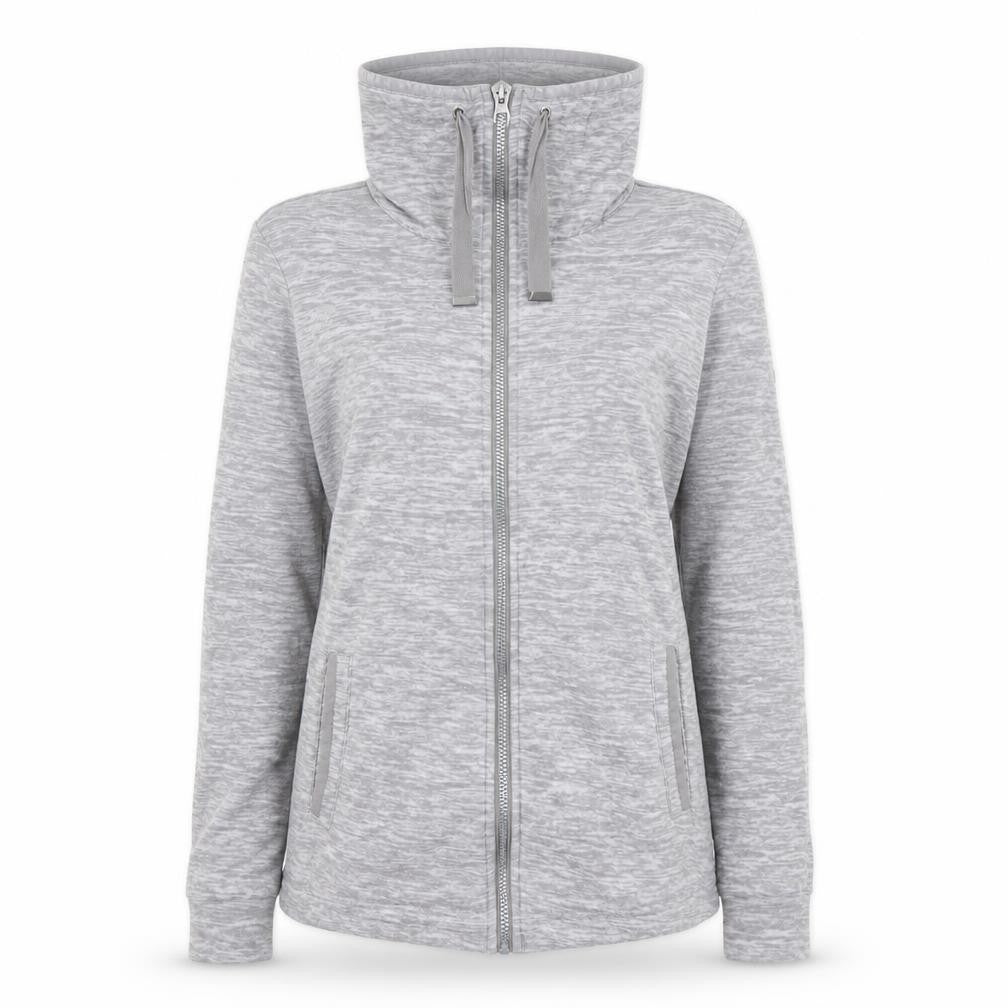 Regatta Women's Grey Full Zip Sweatshirt - Size 10
